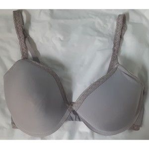 Anne Klein 34DD Nude Bra with Underwire and Stitched Details